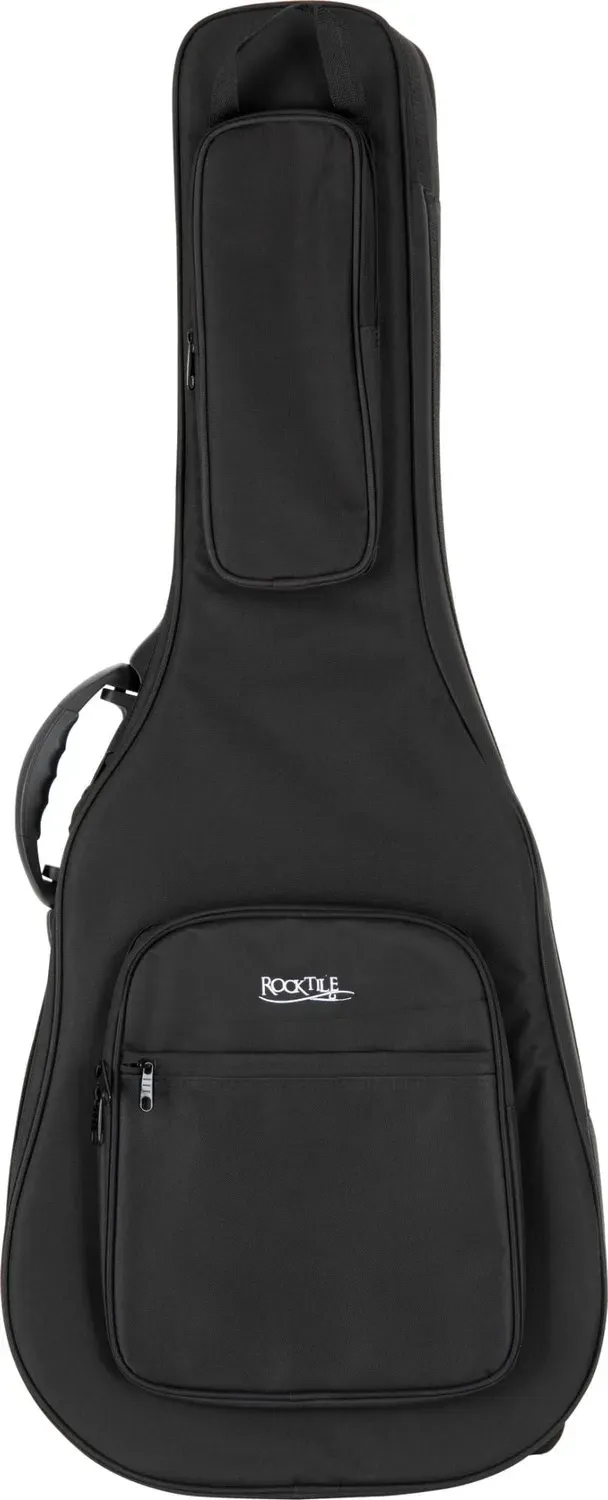 Rocktile WGSC-4122BK Gigbag Westerngitarre Schwarz 2 cm Polster