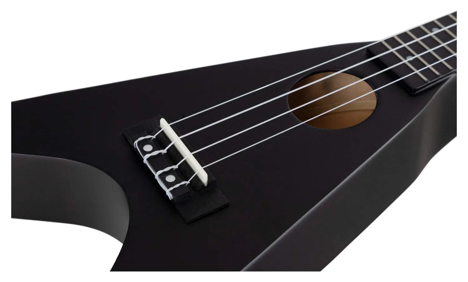Rocktile FV-04 BK Ukulele Sopran schwarz Heavy