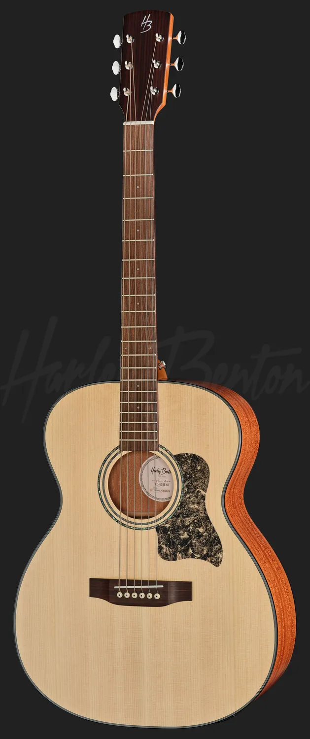 Harley Benton CLO-65SE NT Akustikgitarre Natur Elektro