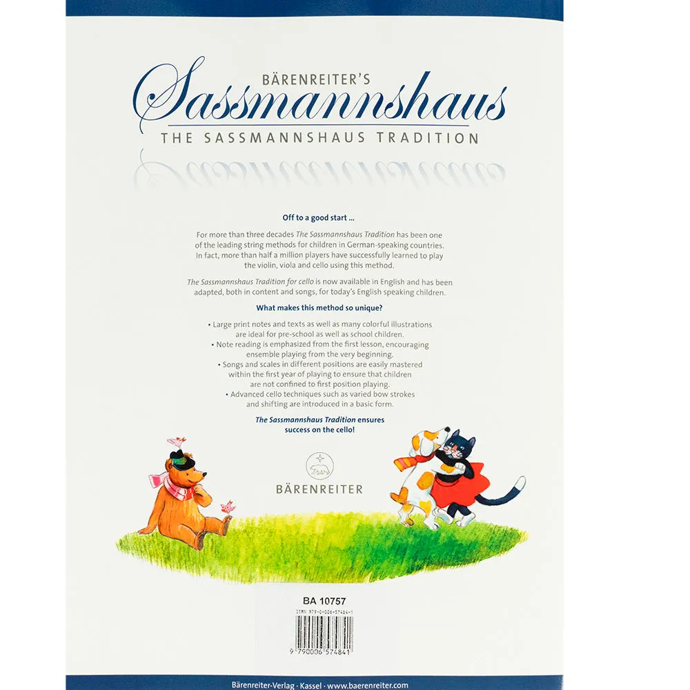Sassmannshaus Early Start Cello Vol.2 Noten mit Chinabeilage