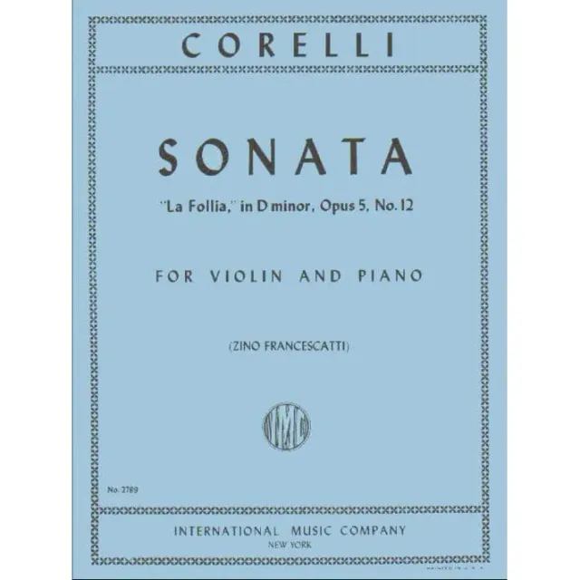 International Music Company Corelli La Folia Violinnoten