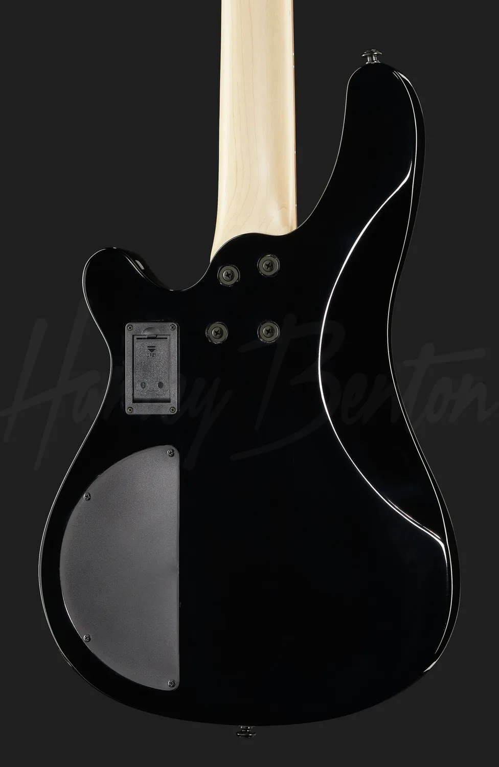 Harley Benton B-450FL BK E-Bass Fretless Schwarz