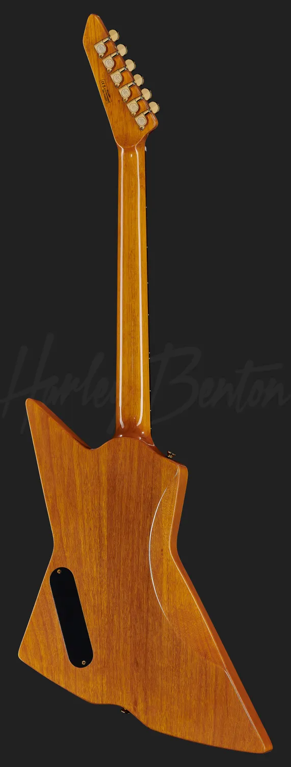 Harley Benton EX-76 Classic E-Gitarre Antik Natur Ebenholz