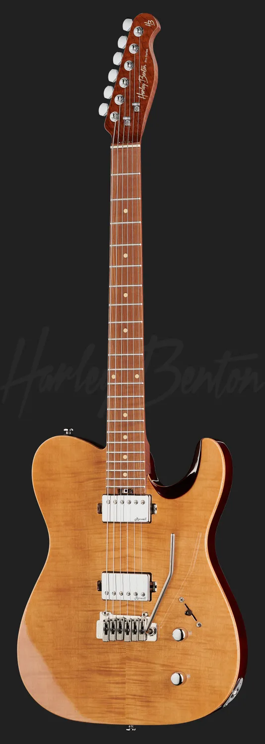 Harley Benton Progressive Fusion-T HH E-Gitarre Natural