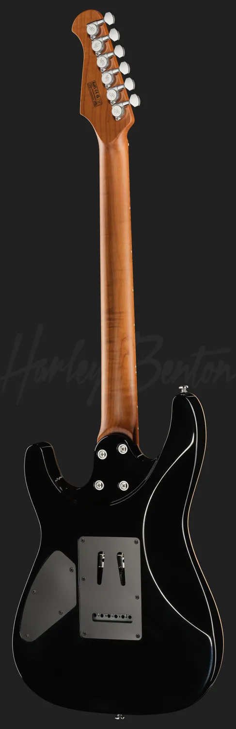 Harley Benton Fusion-IV HH MN E-Gitarre Quilt Dusk Glow Tremolo