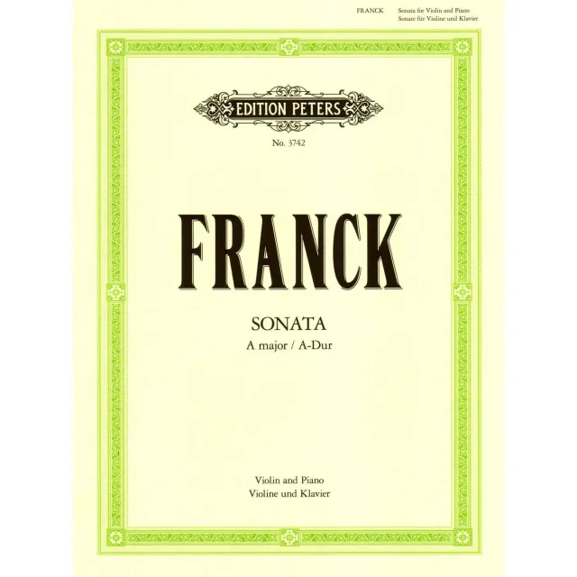 Franck Sonate A-Dur Violinenoten mit Klavier Jacobsen