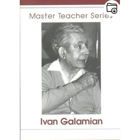 Galamian Master Teacher Vol 4 Violinschule Buch Ivan Galamian