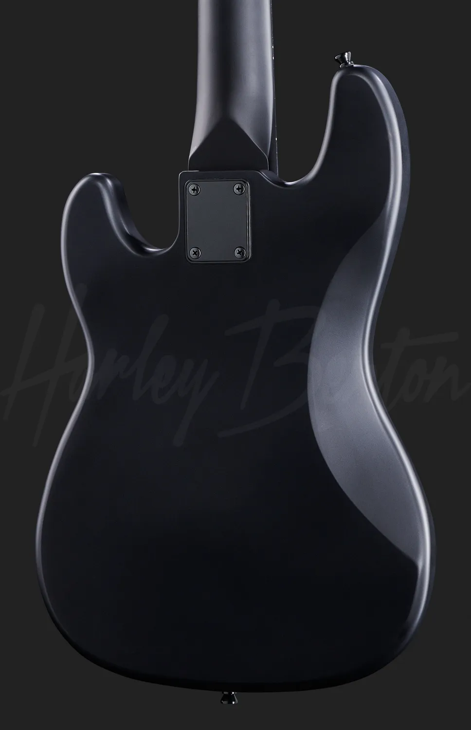 Harley Benton PJ-5 SBK E-Bass 5-saitig Satin Schwarz