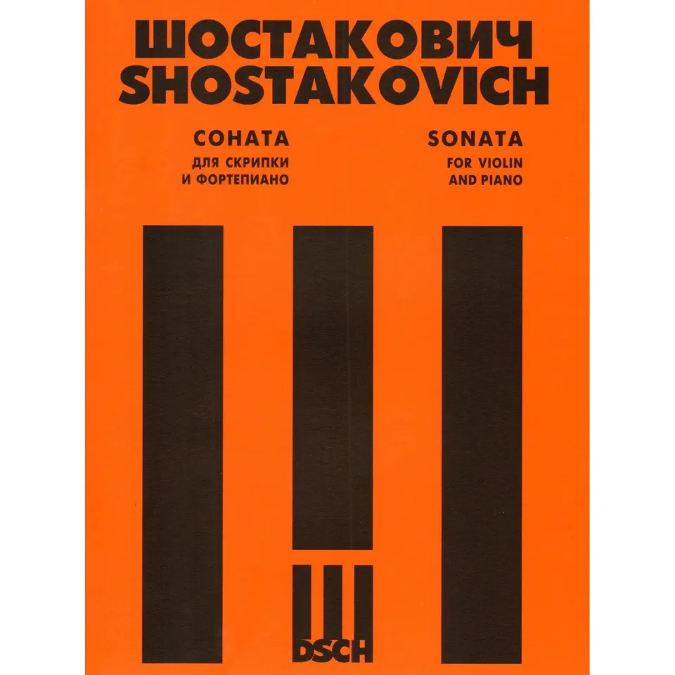 DSCH Schostakowitsch Sonate Op.134 Noten Violine Klavier