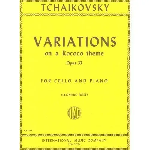 Tschaikowski Rokoko-Variationen op.33 Cellonoten Rose