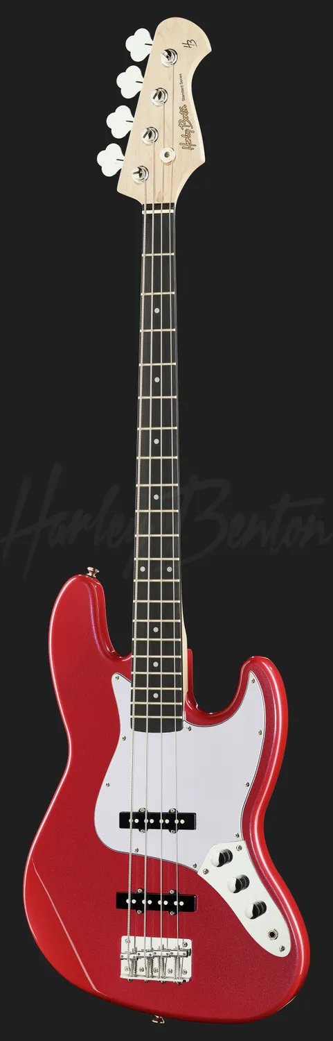 Harley Benton Student JB-20 CA E-Bass Candy Apple Red