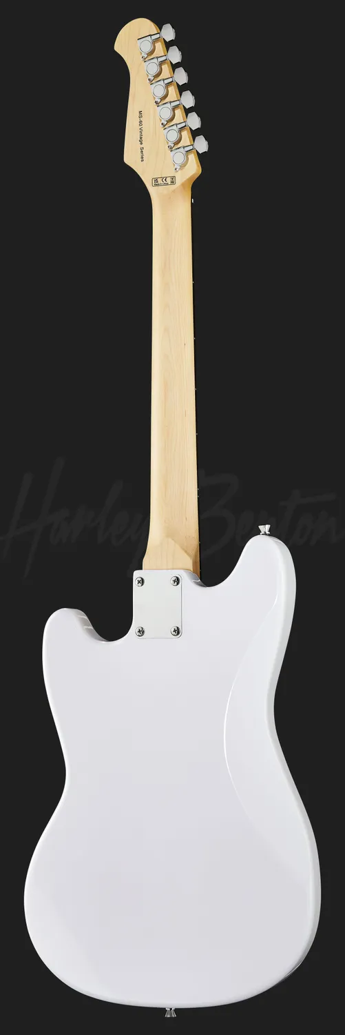 Harley Benton MS-60 E-Gitarre Vintage White Singlecoil