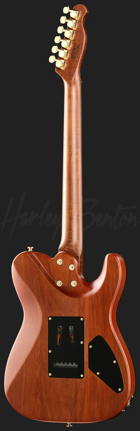 Harley Benton Fusion-T II HH Linkshänder E-Gitarre Satin Gold