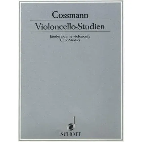 Schott Cossman Studies Cello Noten Etüden