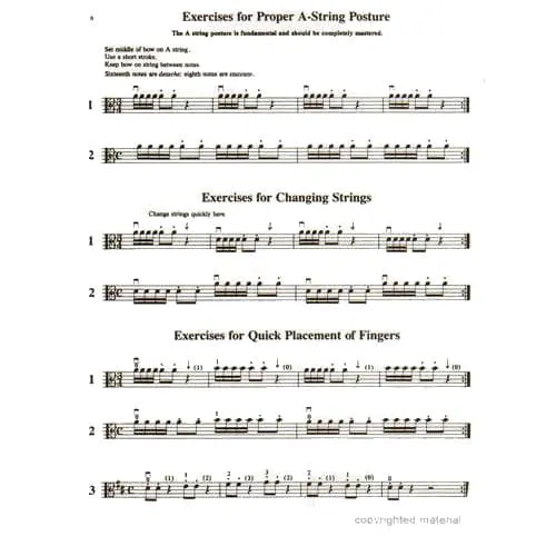 Suzuki Viola School Volume 1 Bratschennoten Heft Muttersprachen-Methode