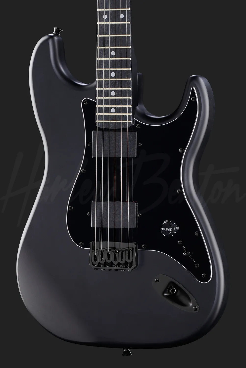 Harley Benton Student ST-20HH Active E-Gitarre Schwarz