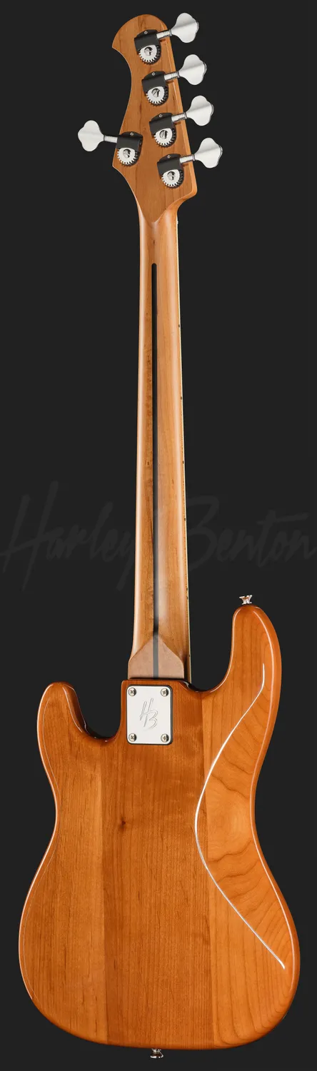 Harley Benton MV-5PJ E-Bass Natural 5-saitig PJ Alnico