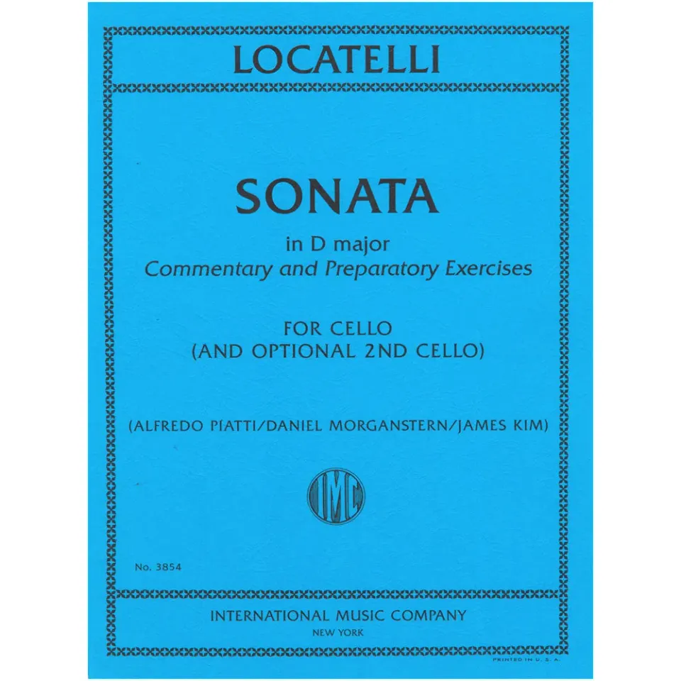 International Locatelli Sonate D-Dur Cello Noten + Cello II