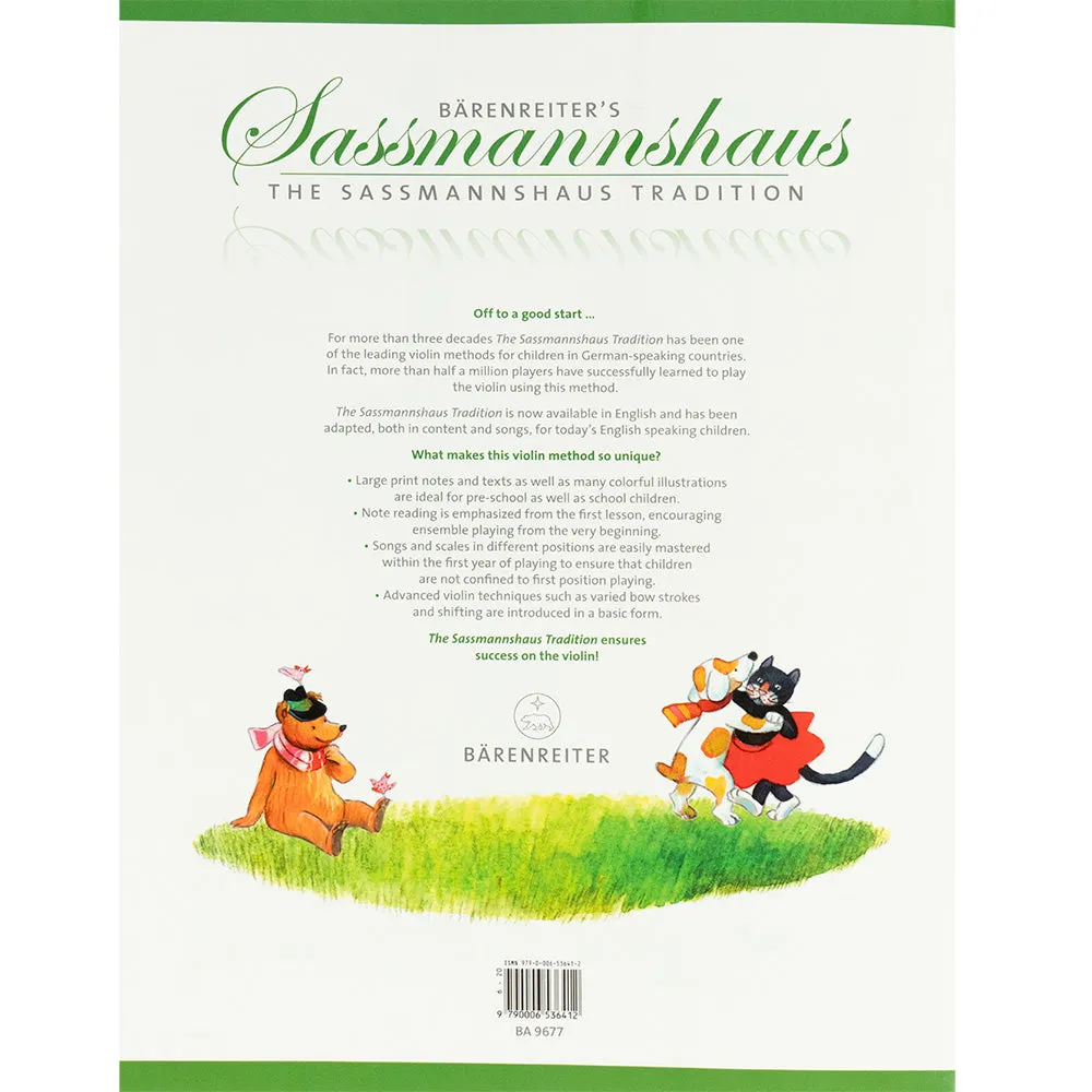Sassmannshaus Early Start Violine 2 Violinschule Englisch