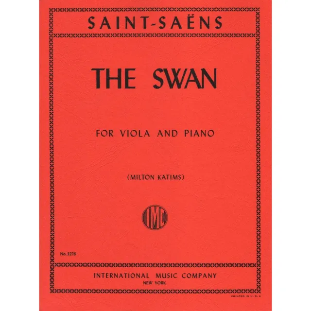 Saint-Saëns Schwan Viola Klavier Noten Katims