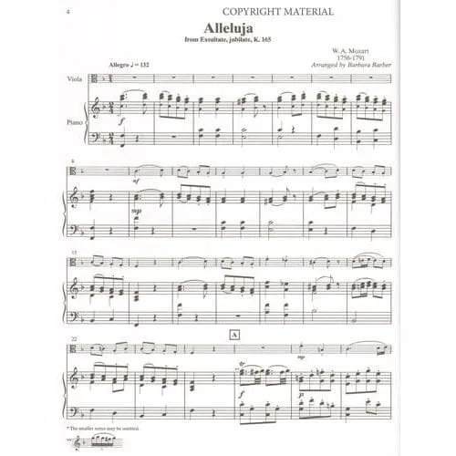Shar Solos for Young Violists Vol.3 Bratschenoten Klavier