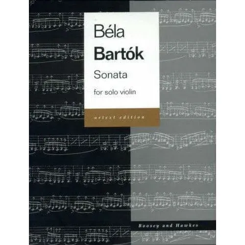 Boosey & Hawkes Bartók Sonate Sz 117 Noten Violine solo
