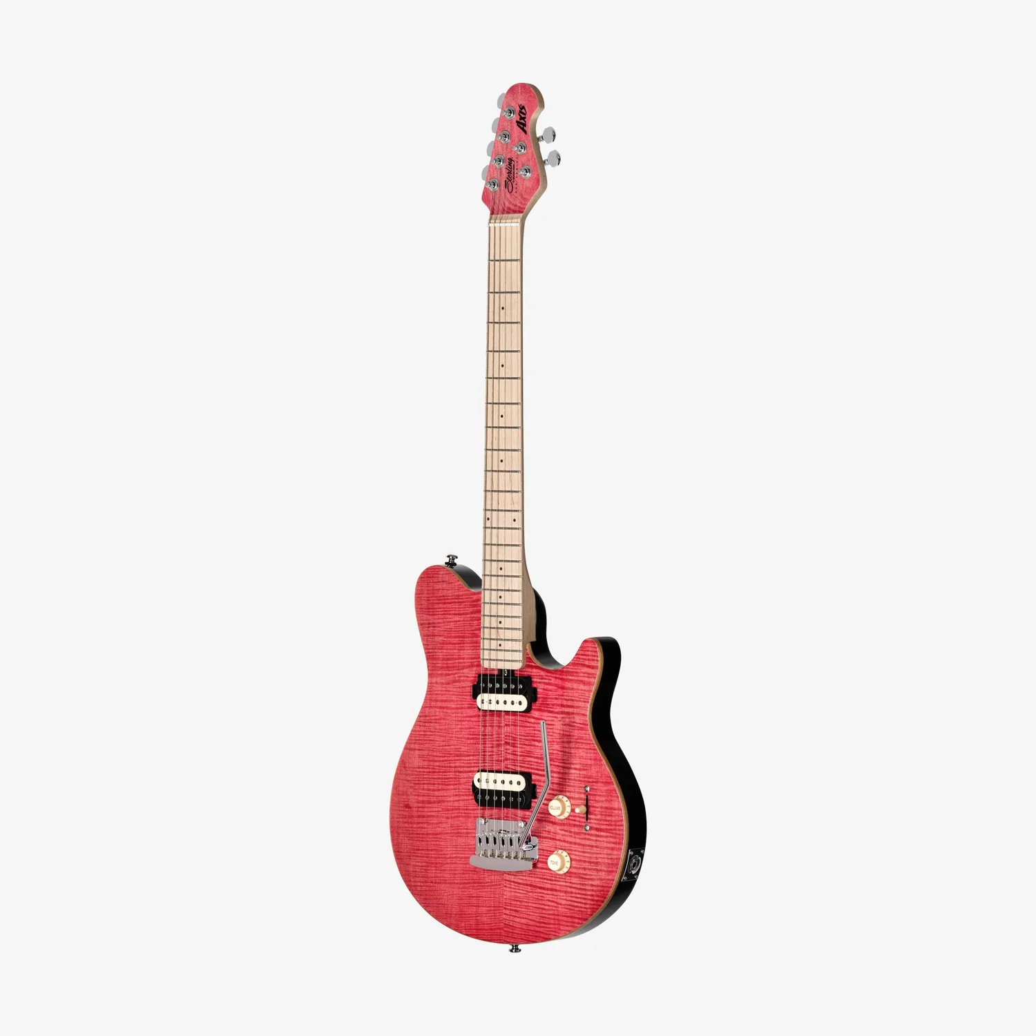 Sterling SUB Series Axis E-Gitarre Stain Pink HH