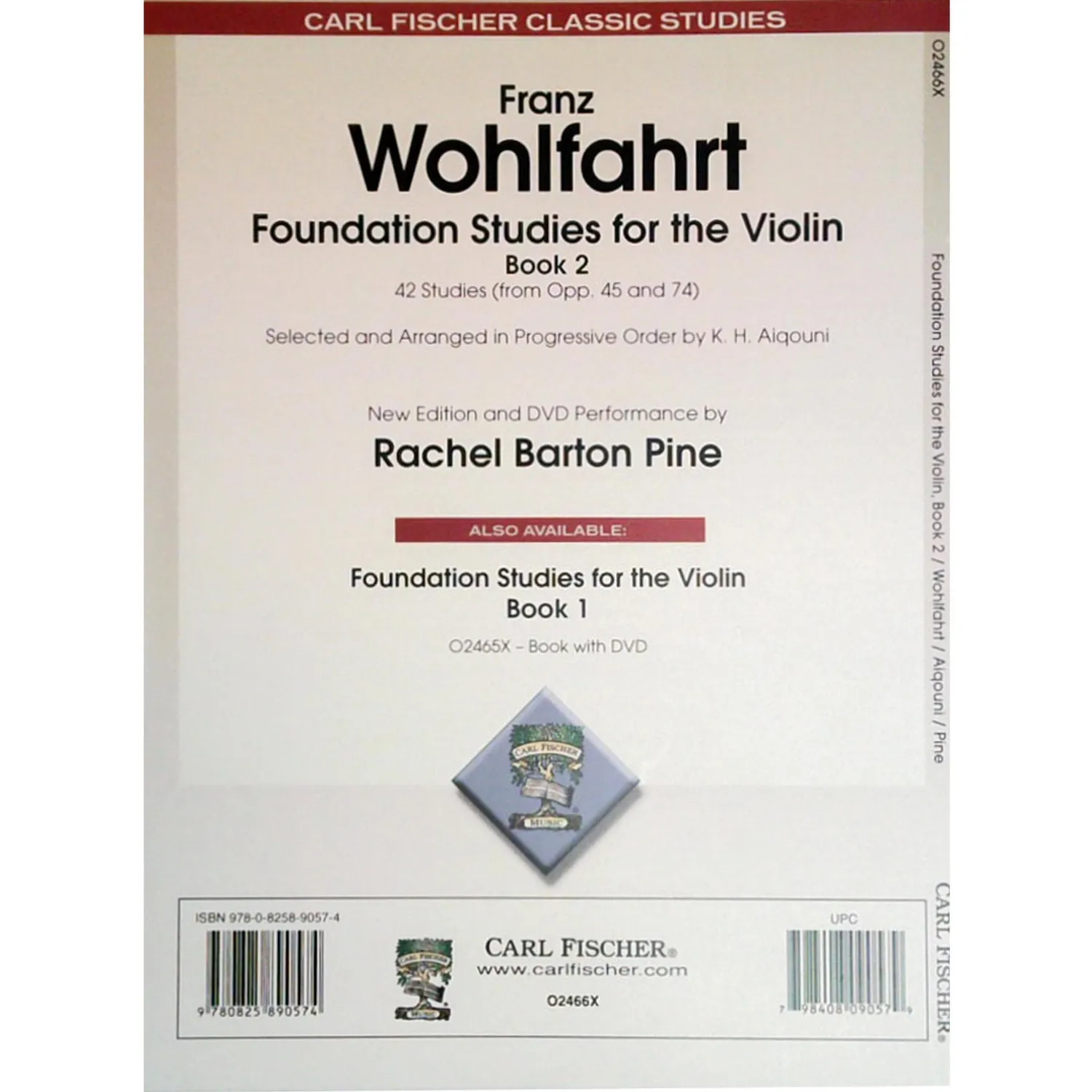 Wohlfahrt Foundation Studies Band 2 Geigenetüden Buch
