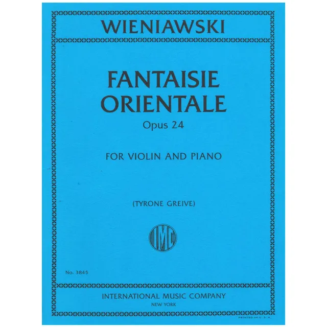 Wieniawski Fantaisie Orientale Op. 24 Noten Violine