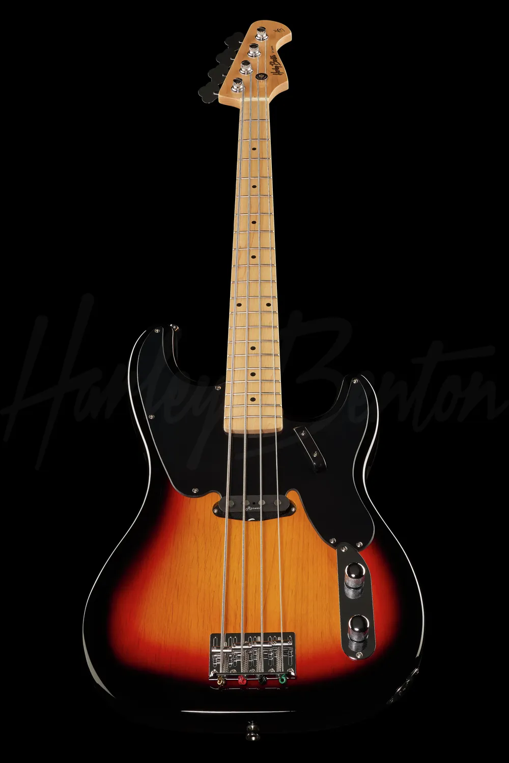 Harley Benton PB-50 SB E-Bass Sunburst Vintage-Pickup