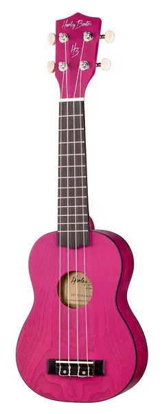 Harley Benton Standard UK-12 Sopran-Ukulele lila Tasche