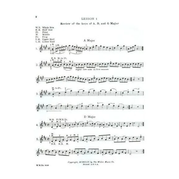Willis Music Learn With Tunes Book 2 Violinnnoten Advanced