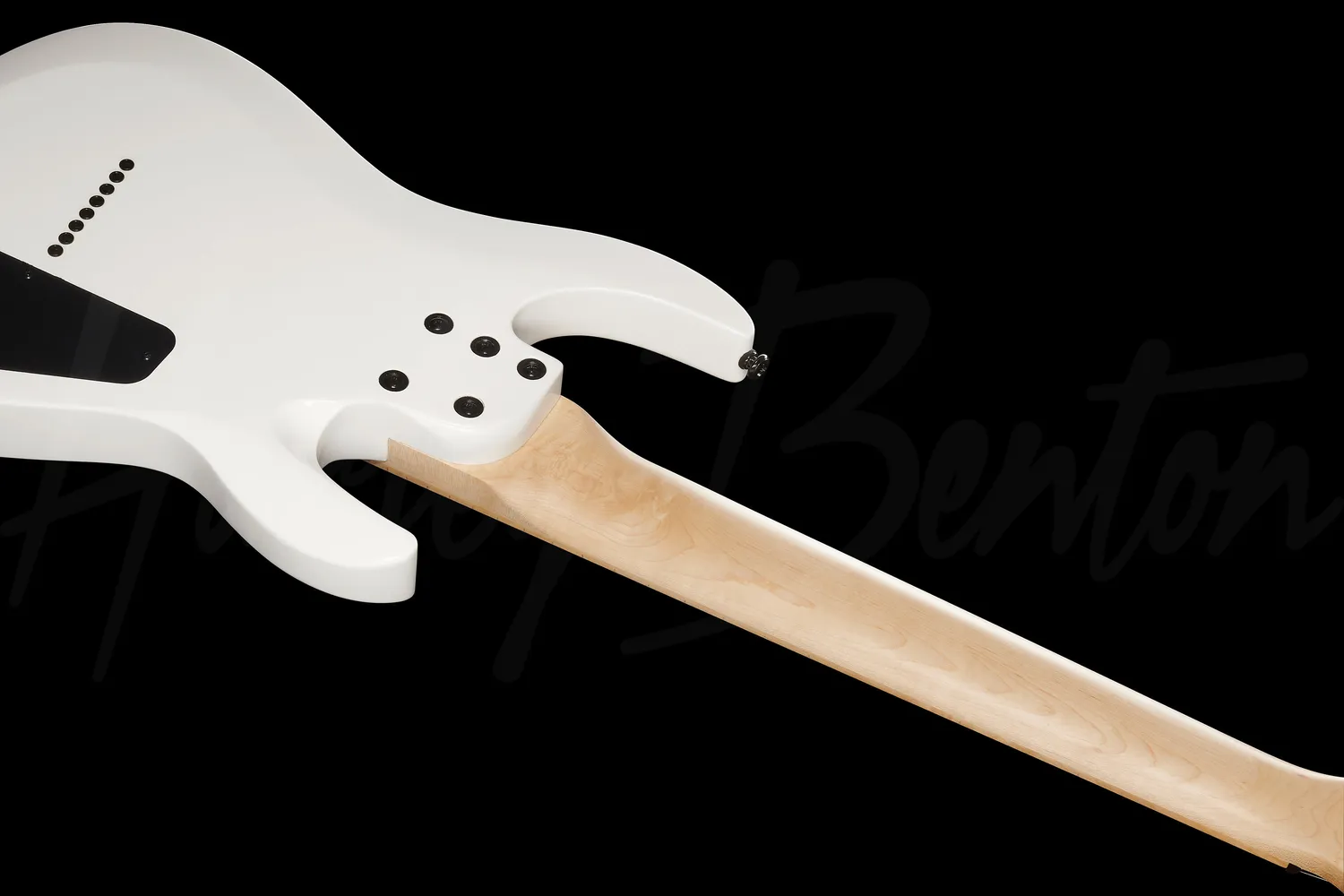 Harley Benton Rock Series R-458MN E-Gitarre links weiß 8-saitig