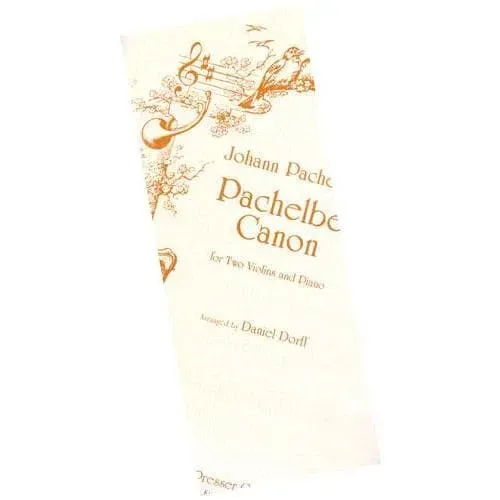 Presser Pachelbel Canon 2 Violinen Klavier Noten Dorff