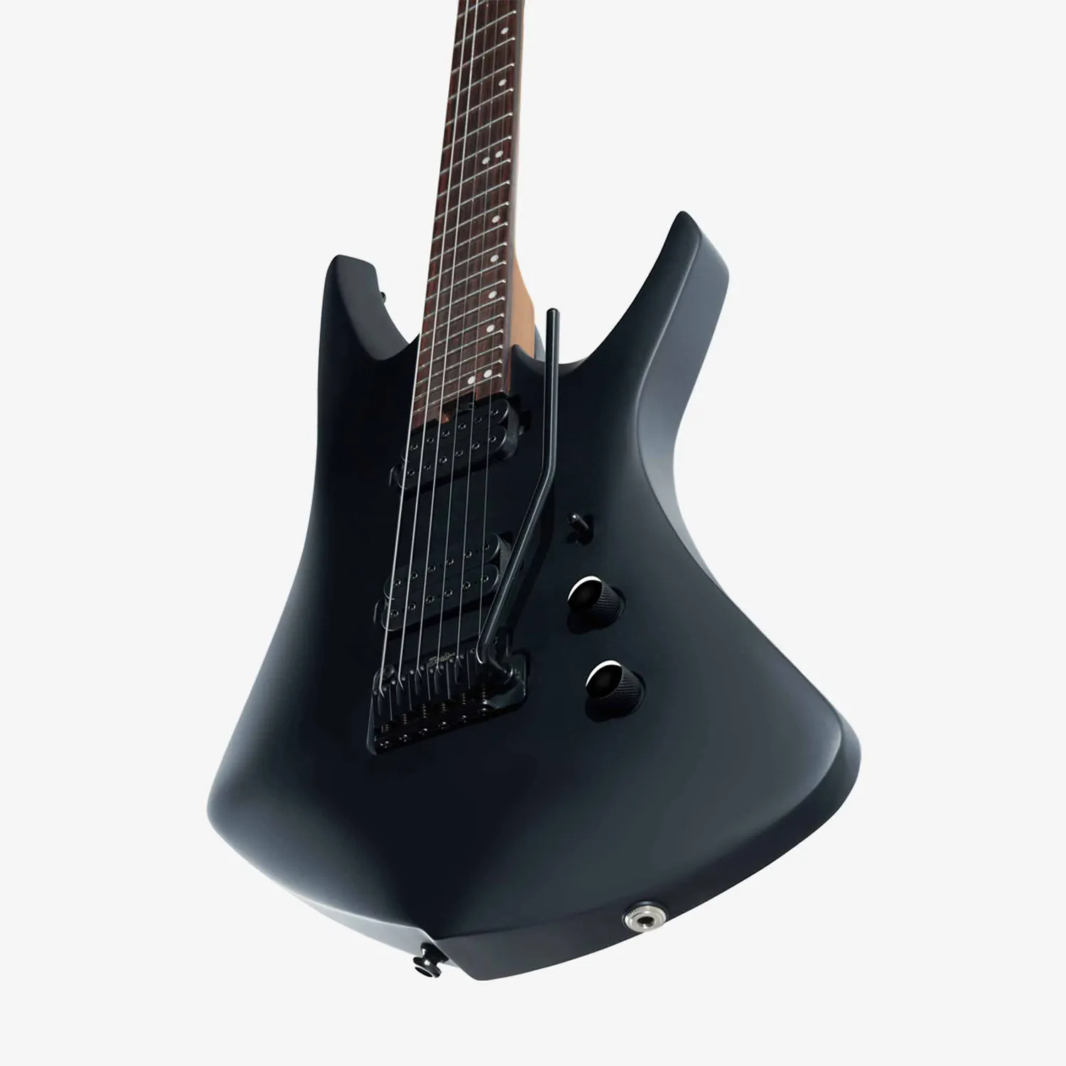 Sterling Kaizen E-Gitarre Stealth Black 24 Bünde Tremolo