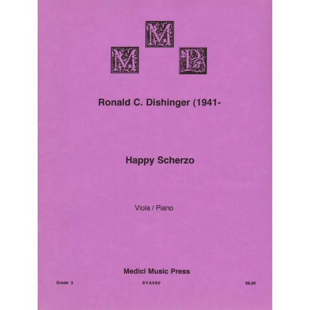 Medici Music Happy Scherzo Noten Viola Klavier A3