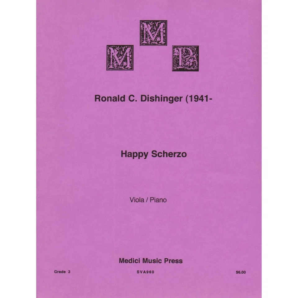 Medici Music Happy Scherzo Noten Viola Klavier A3