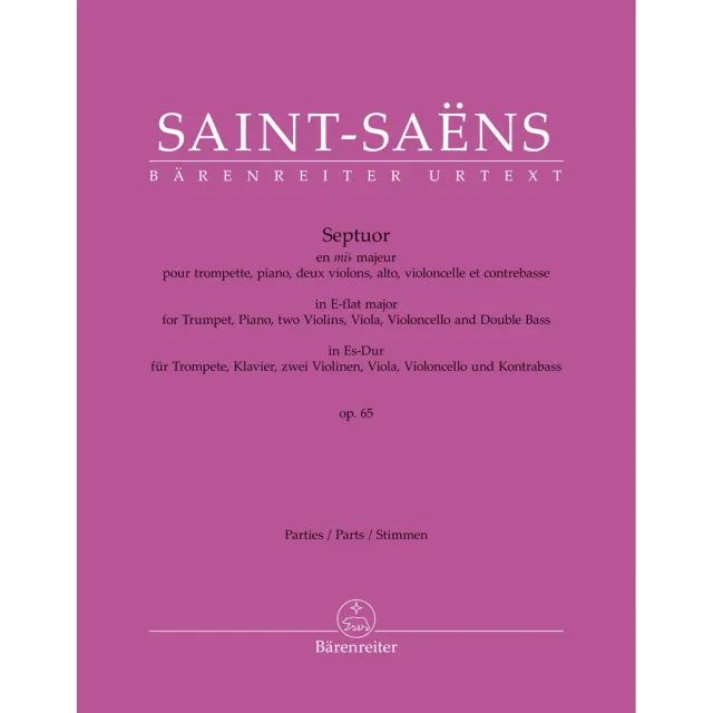 Bärenreiter Saint-Saëns Septett Op. 65 Stimmen Ensemble