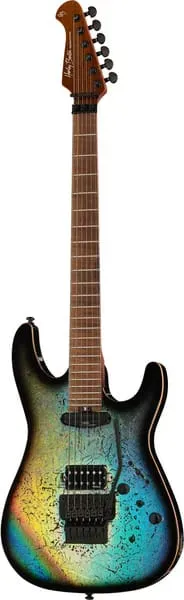 Harley Benton Fusion Guitar MAX Signature E-Gitarre Holographic