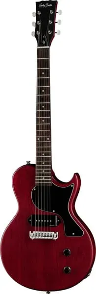 Harley Benton Vintage SC-Junior E-Gitarre Faded Cherry P90