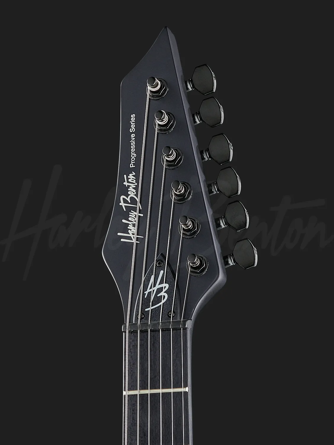 Harley Benton Rock HWY-25BKS E-Gitarre matt schwarz