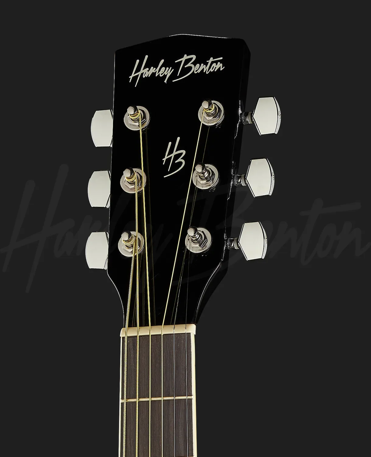 Harley Benton D-120CE BK Westerngitarre Cut Schwarz