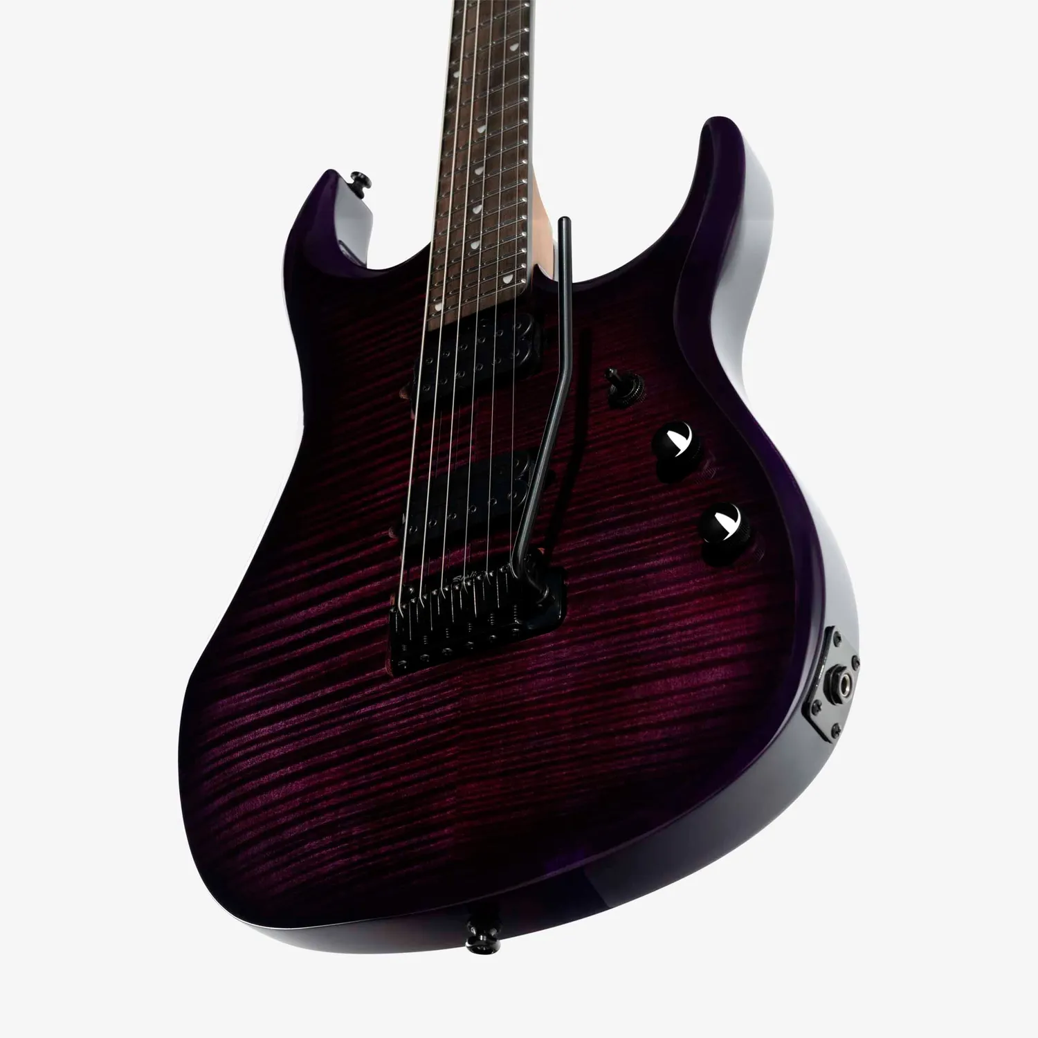 Sterling JP150 DiMarzio E-Gitarre Purple Nebula Shred