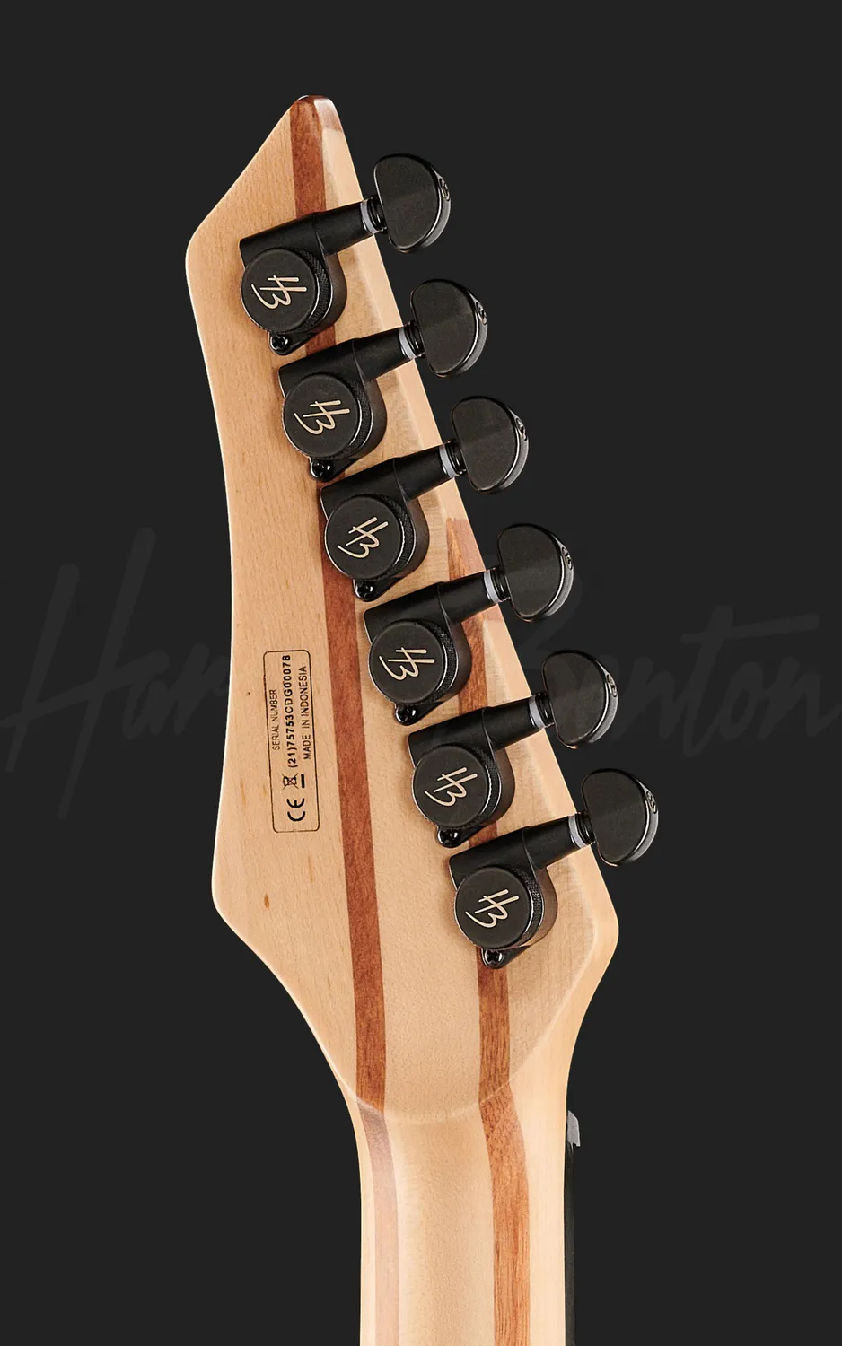 Harley Benton Amarok-BT LH Baritone E-Gitarre Black Flame Burst