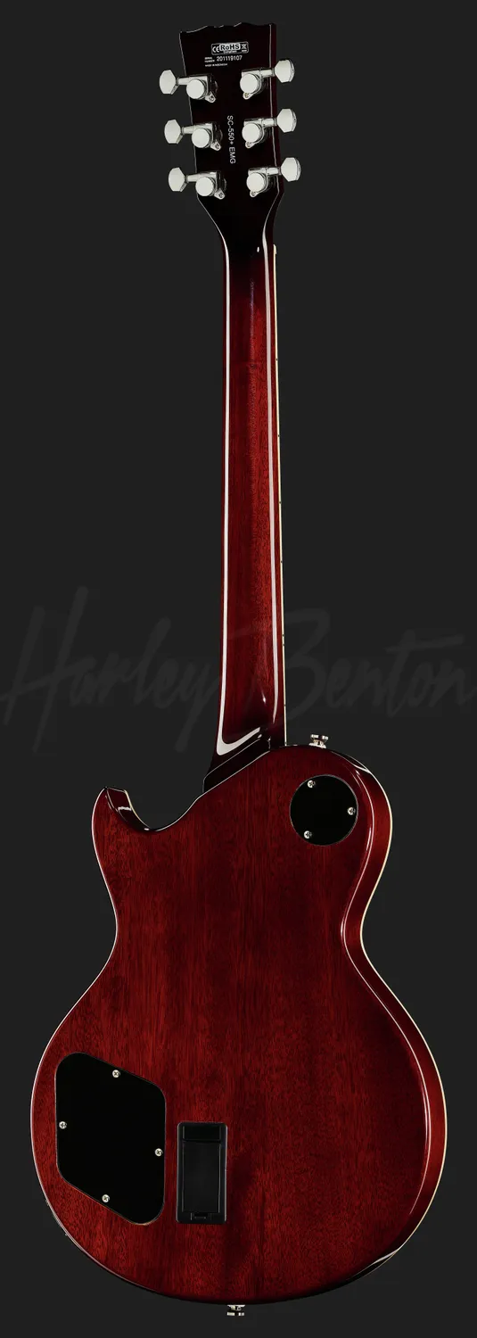 Harley Benton SC-550 Plus EMG E-Gitarre Faded Tobacco
