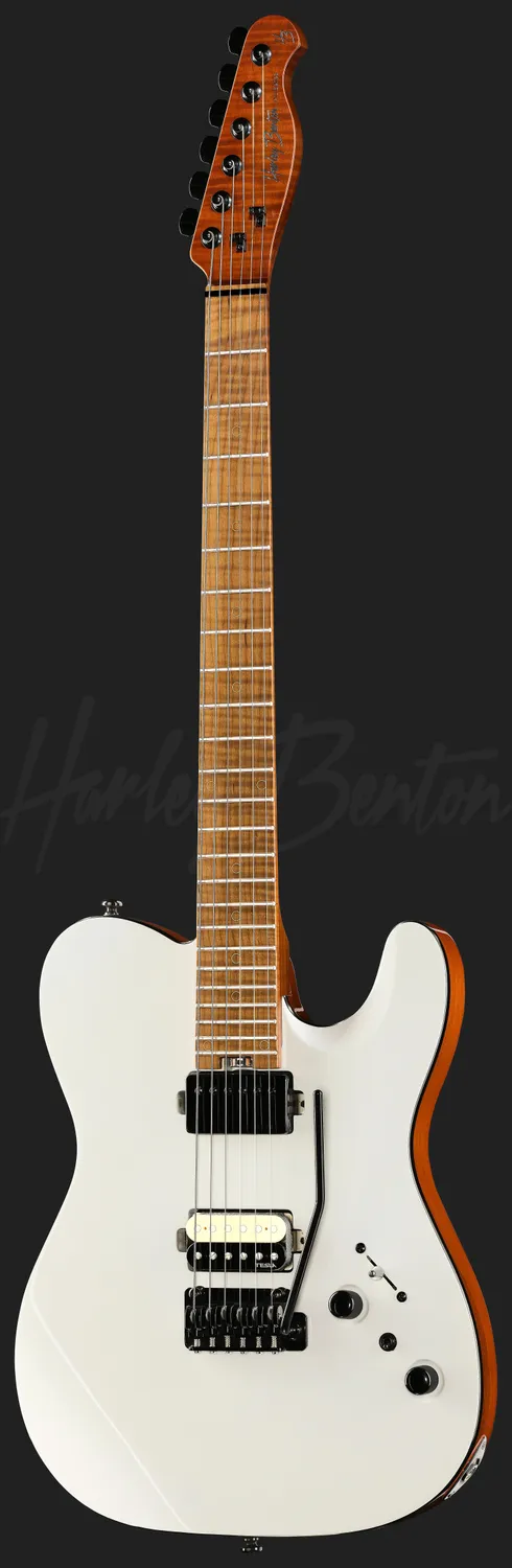 Harley Benton Fusion-T II HH E-Gitarre White Metallic