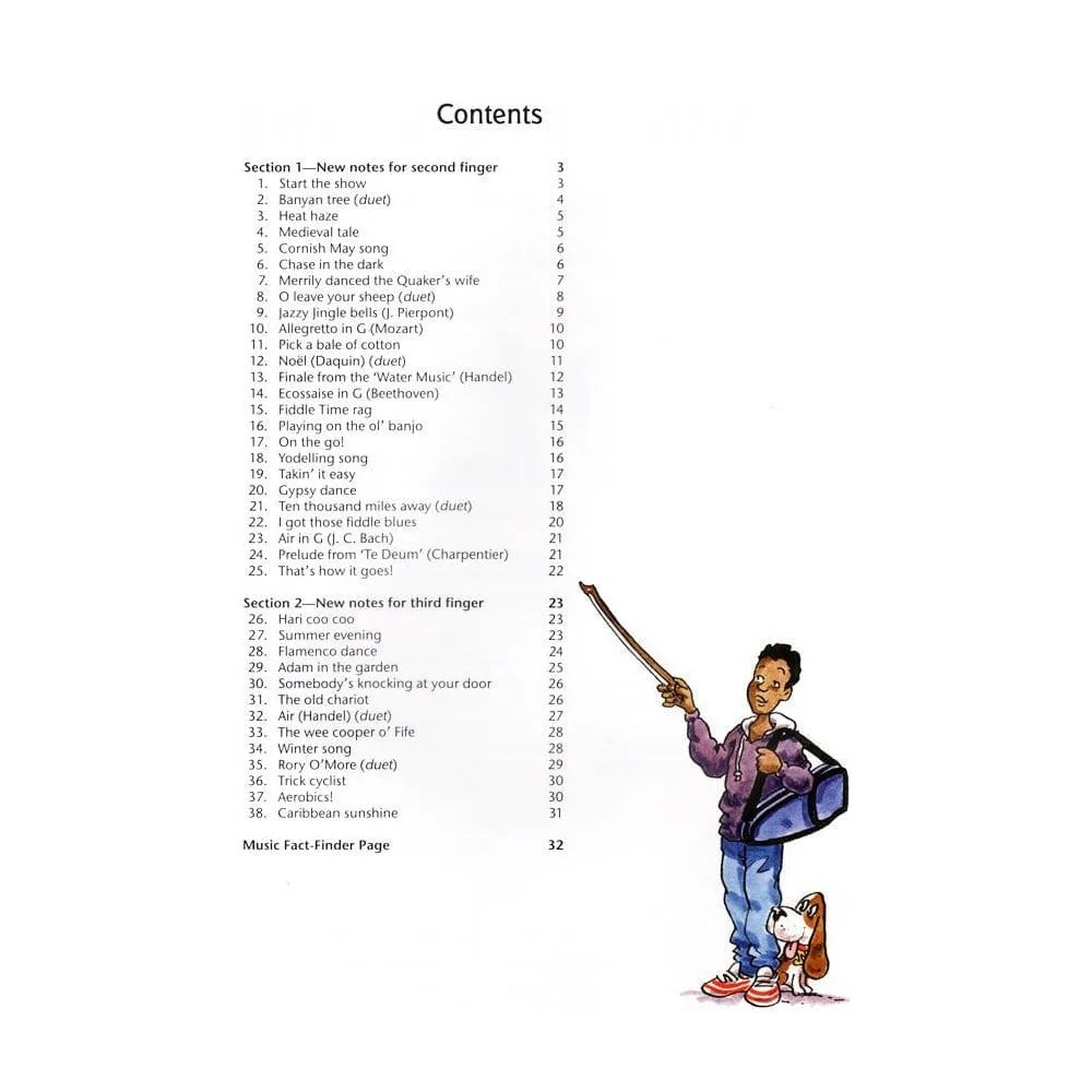 Oxford Fiddle Time Runners Book 2 Violinschule sehr leichte Stücke