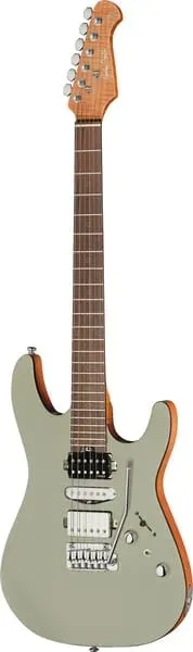 Harley Benton Fusion-IV HSH RW E-Gitarre Satin Grey Tremolo