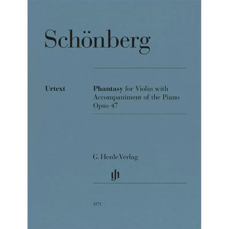 Henle Schönberg Phantasy Op. 47 Violinnoten Violine Klavier