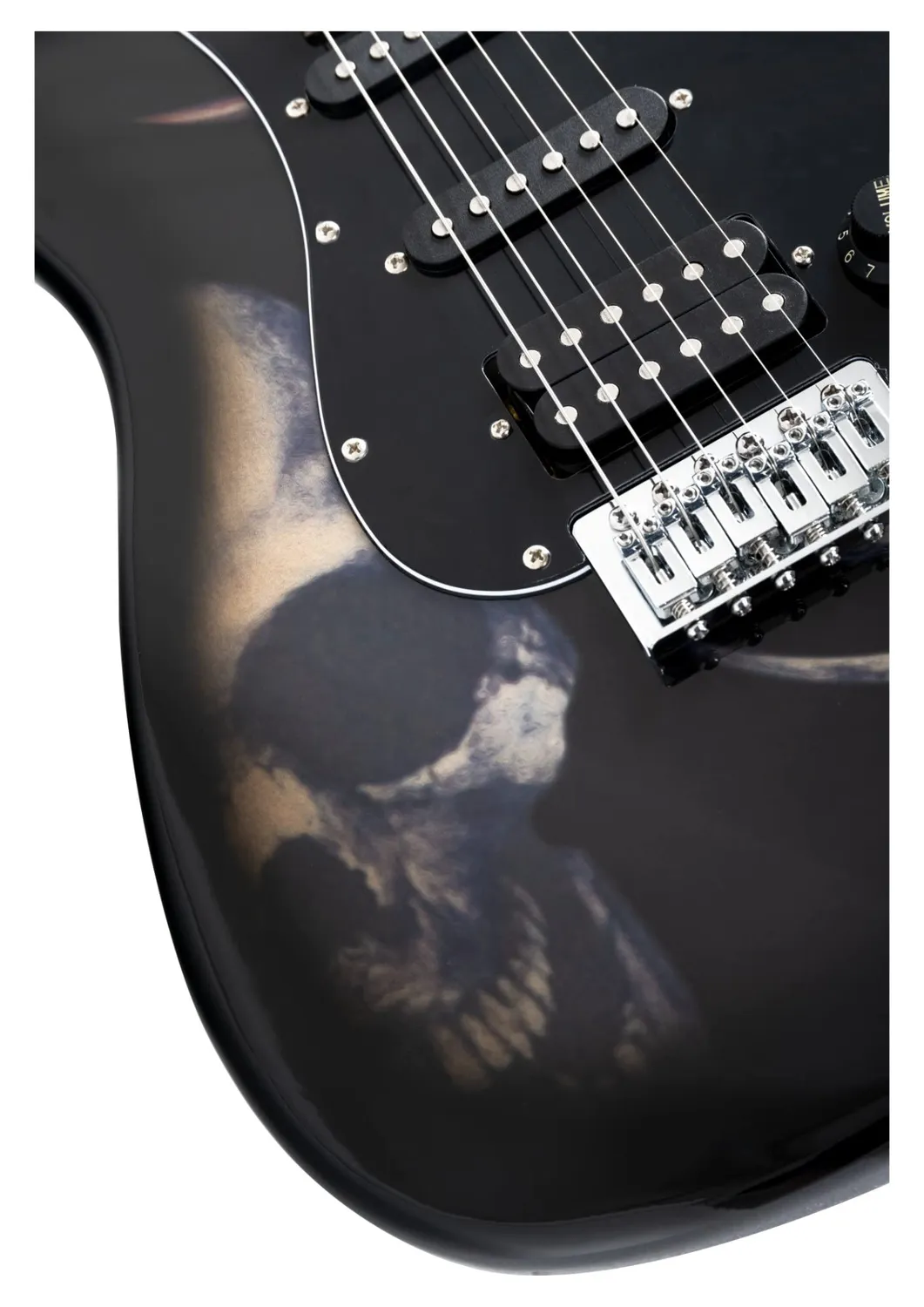 Rocktile Pro ST60-SK E-Gitarre Skull HSS